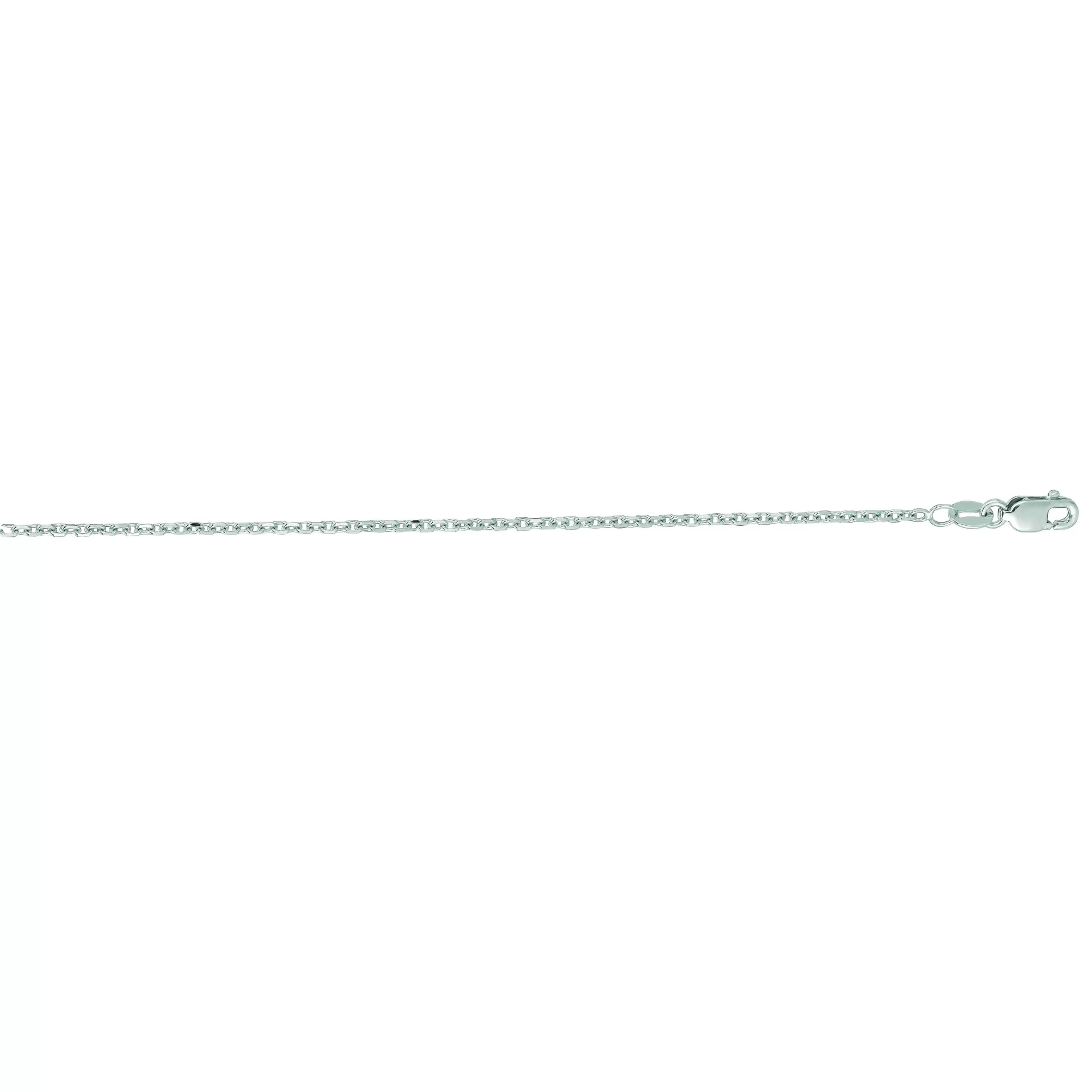 14K Gold 1.5mm Diamond Cut Cable Chain