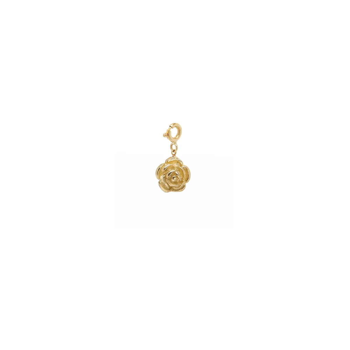 14k Single Rose Charm