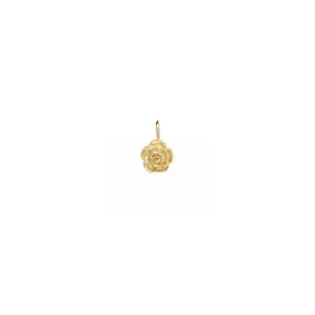 14k Single Rose Charm