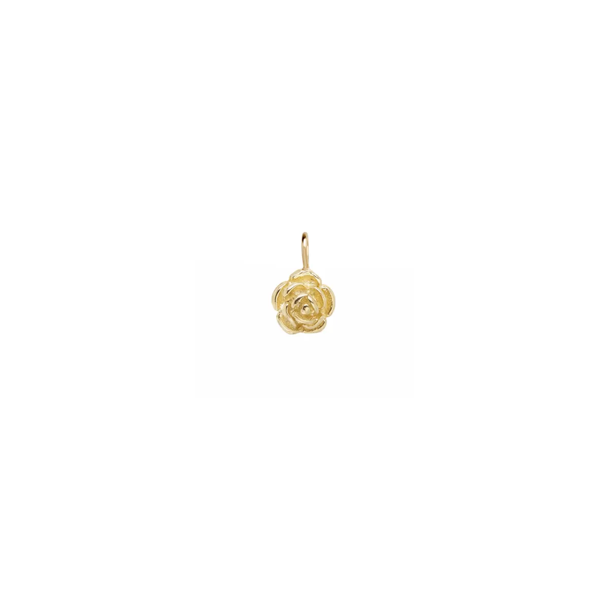 14k Single Rose Charm