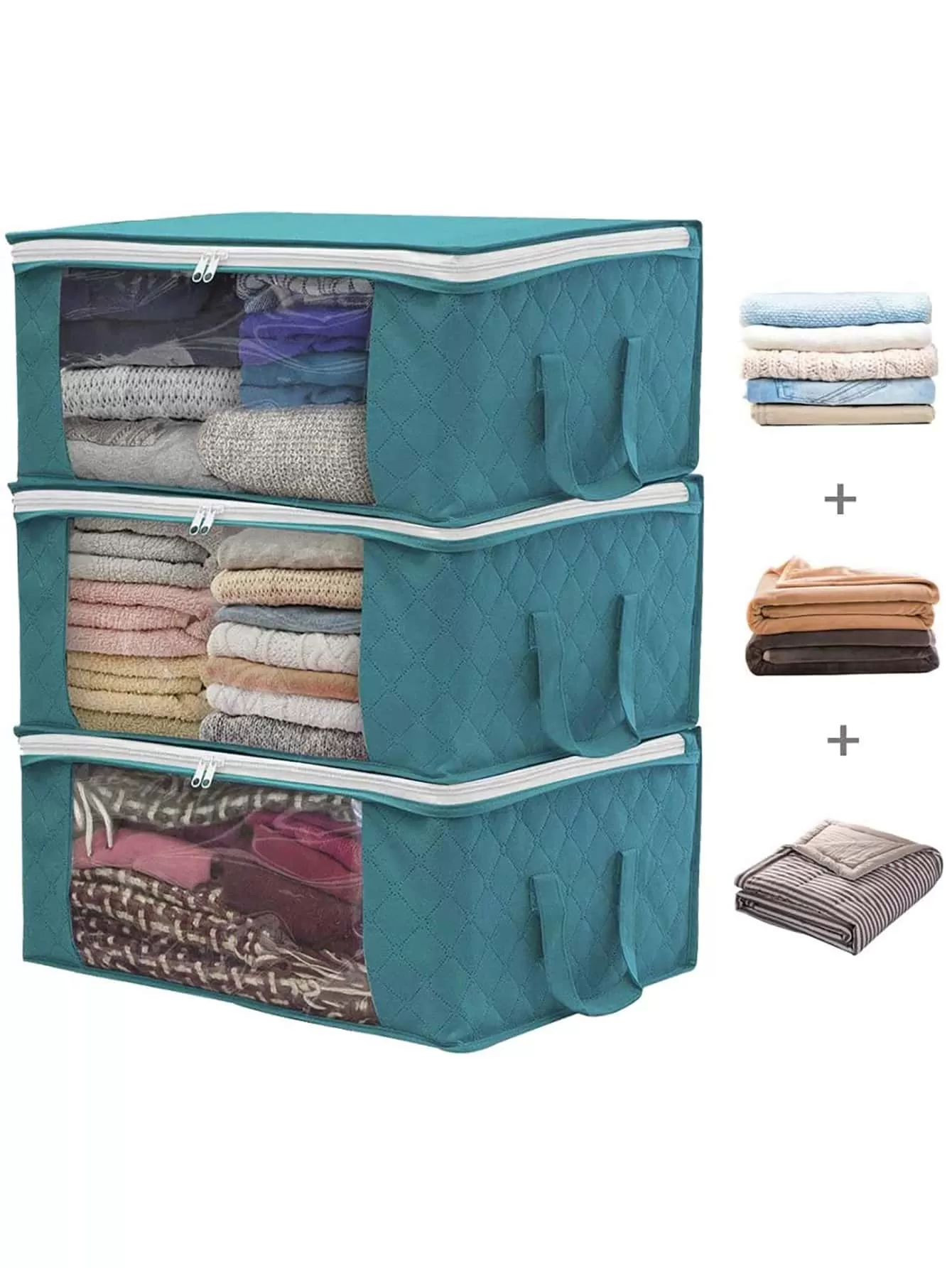 1pc Foldable Clothes Storage Box