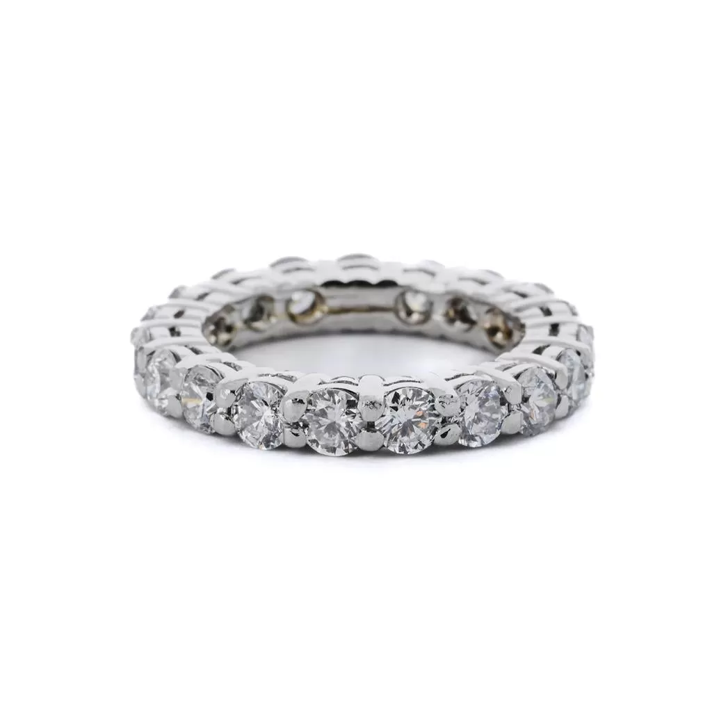 2.25ct Round Diamond Band Ring - 950 Platinum