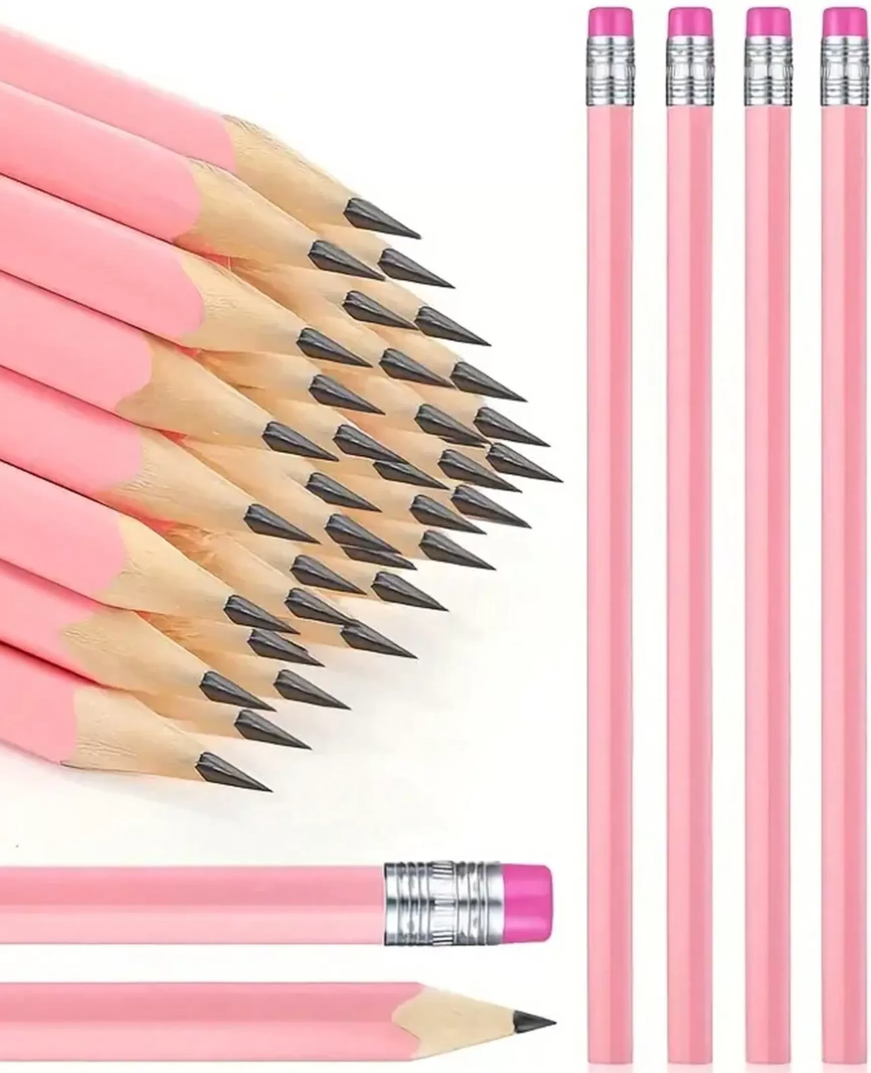 3Pcs Pink Pencil