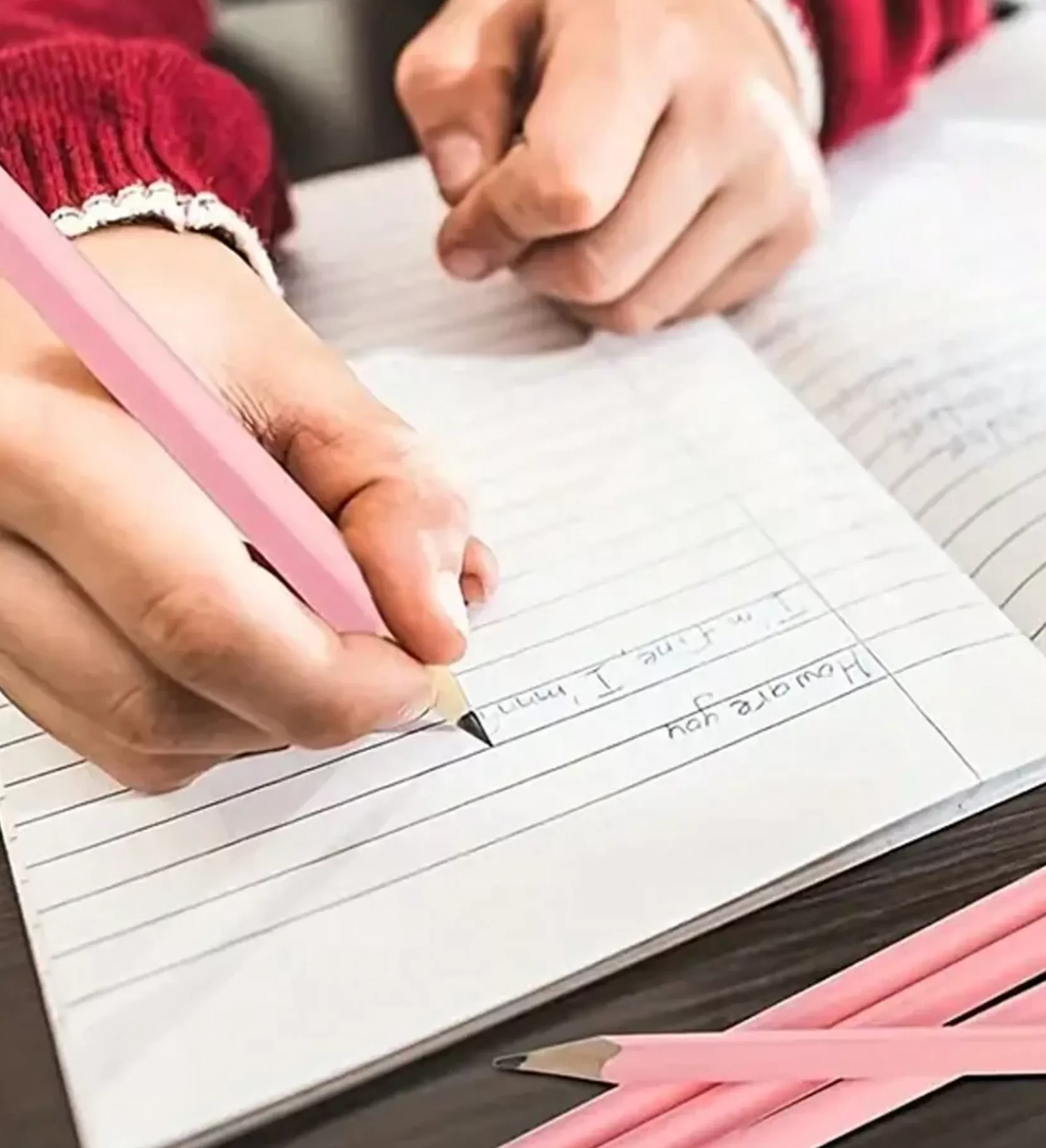 3Pcs Pink Pencil