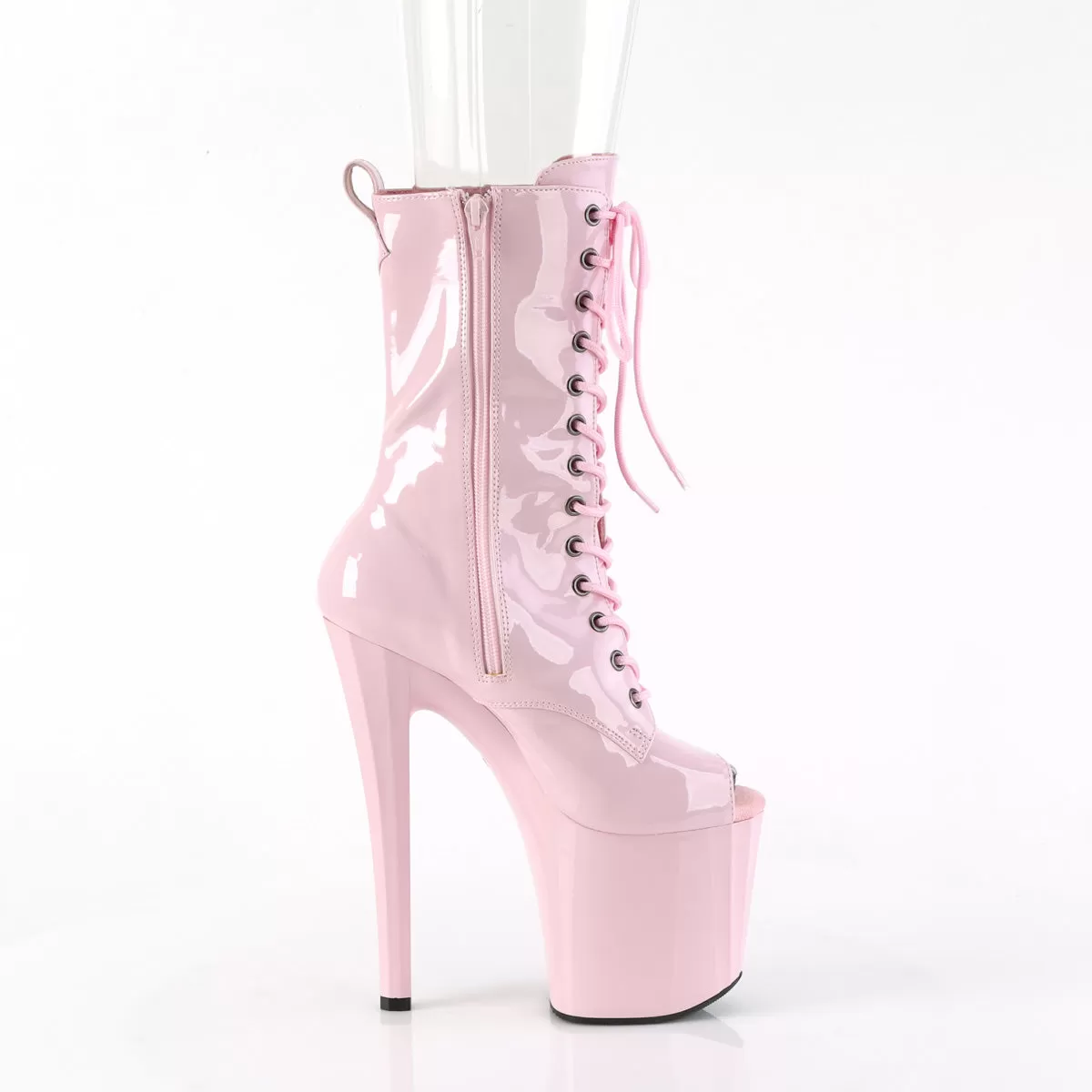 8 Inch Heel ENCHANT-1041 Baby Pink Patent