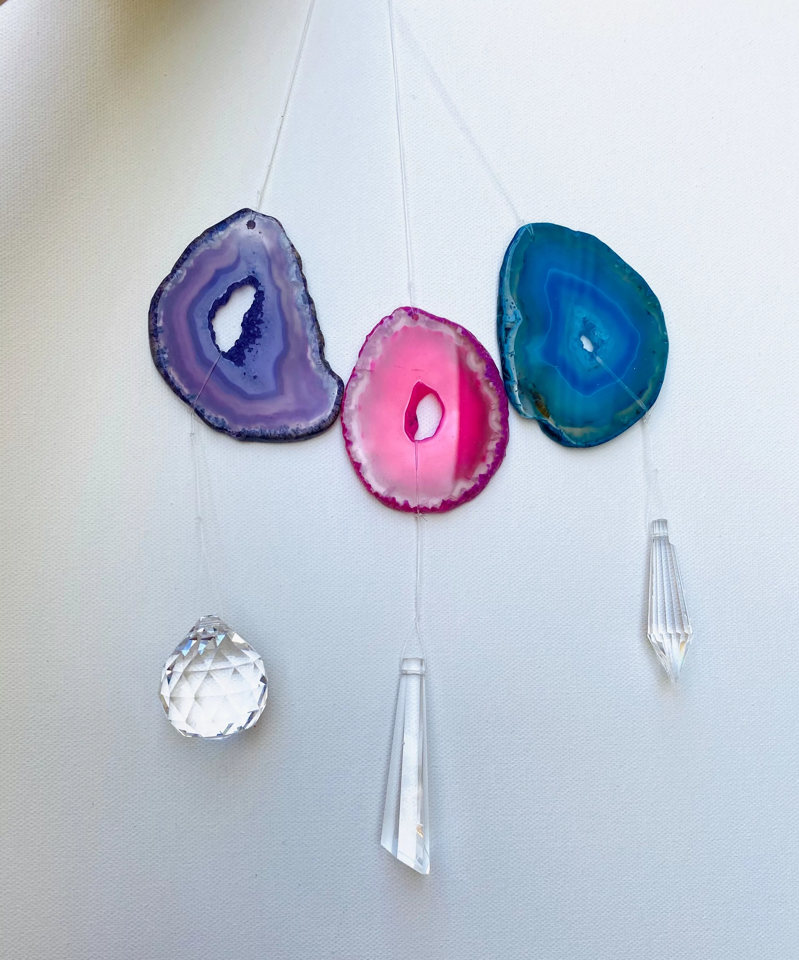 Agate and Prism Good Energy Sun Catchers