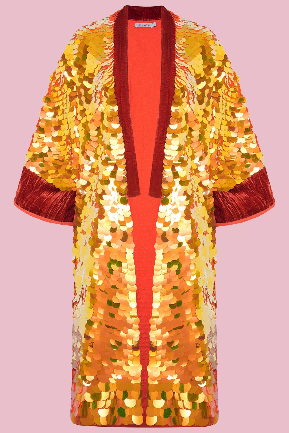 AGNES SEQUIN ROBE - FOX