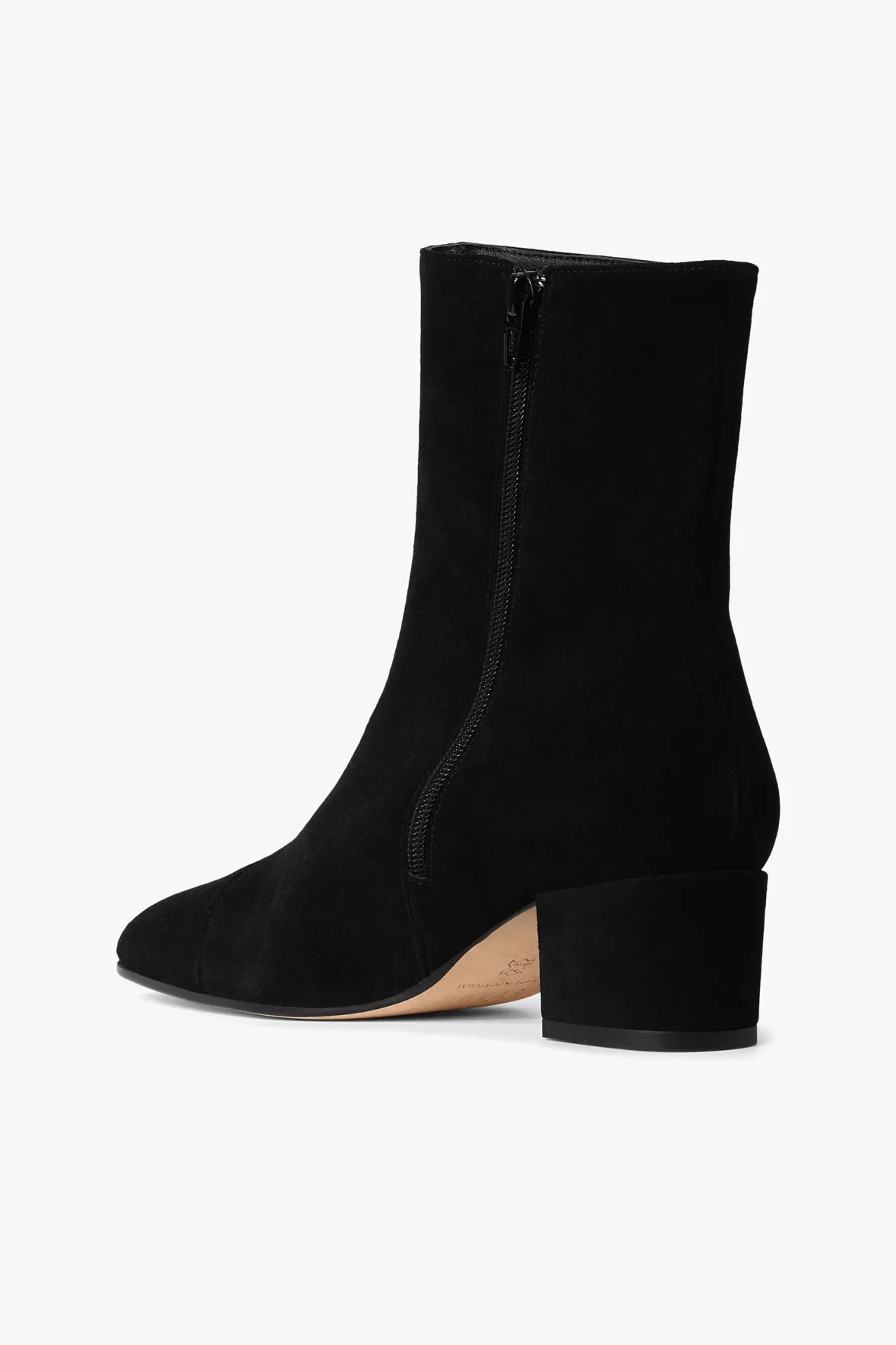 AIMEE SHORT BOOT | BLACK SUEDE