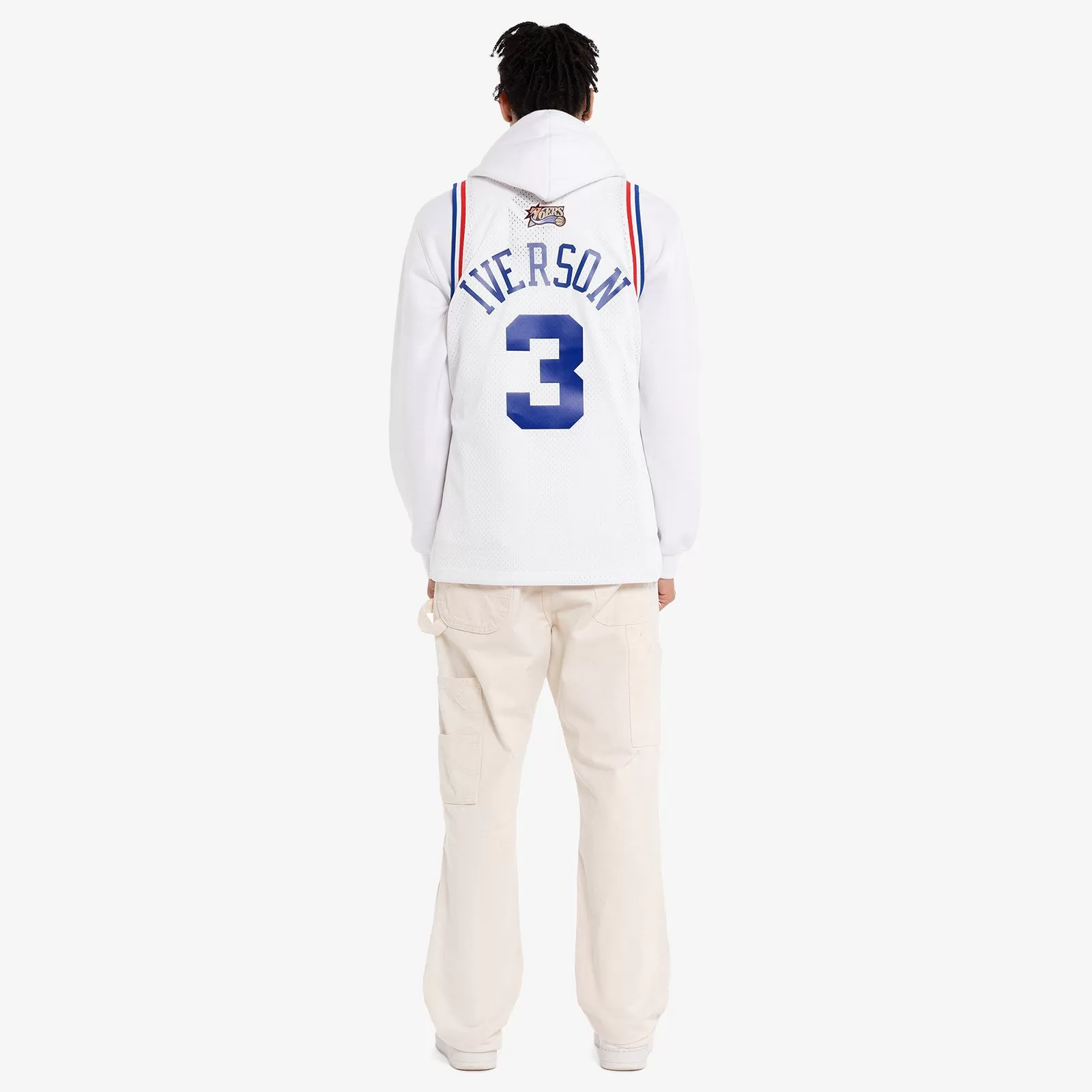 Allen Iverson 2003 All Star HWC Swingman Jersey - White