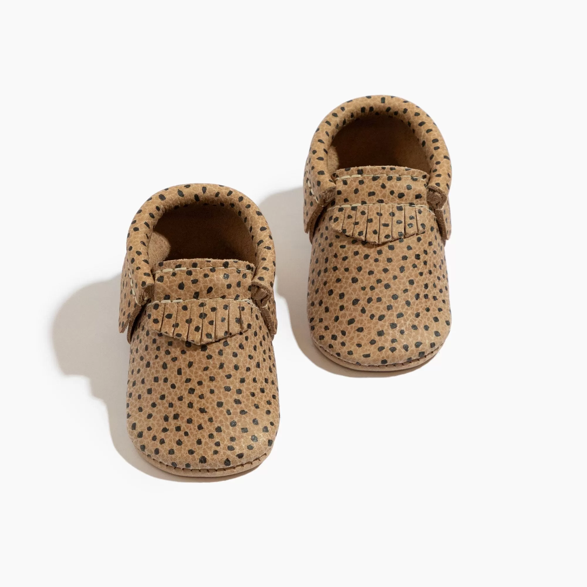 Almond Speckles Moccasin Baby Shoe