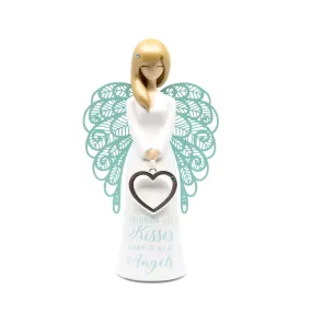 Angel Figurine - Friends are Kisses blown to us by Angels