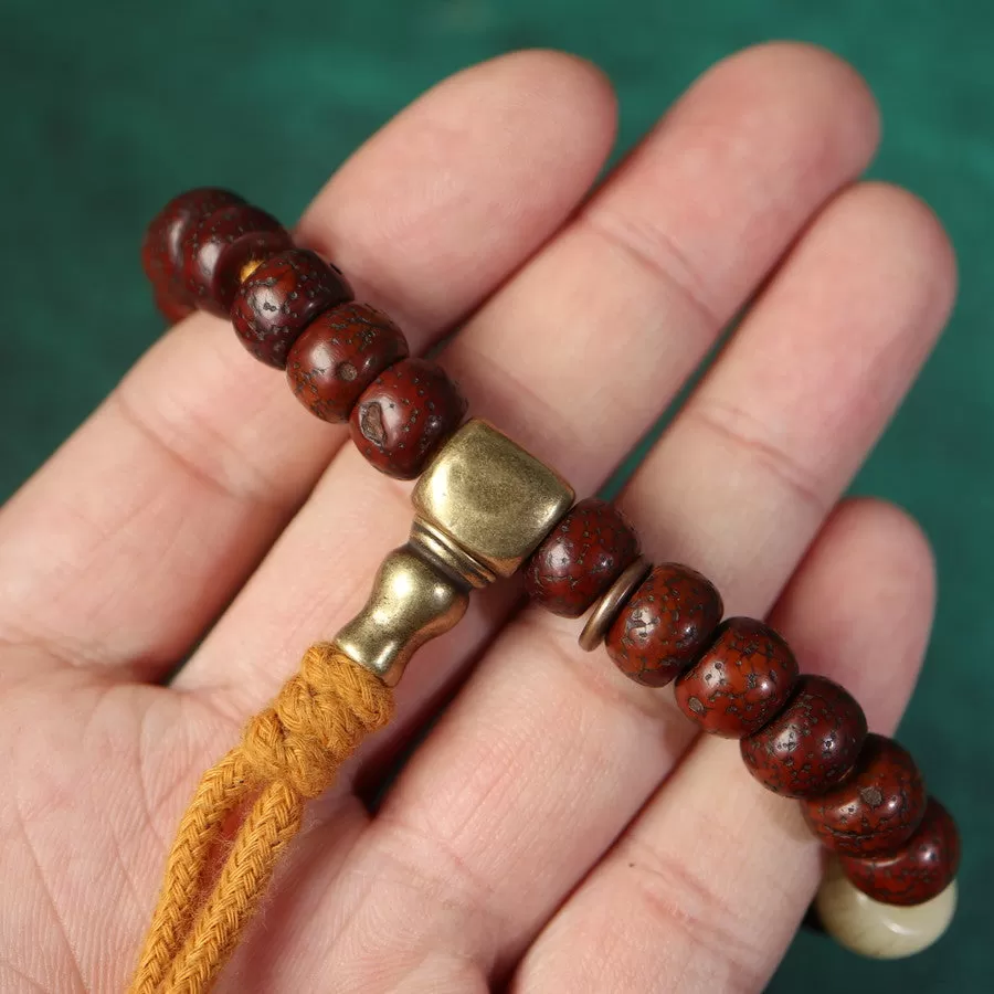 Antique Tibetan Bodhi Lotus Mala