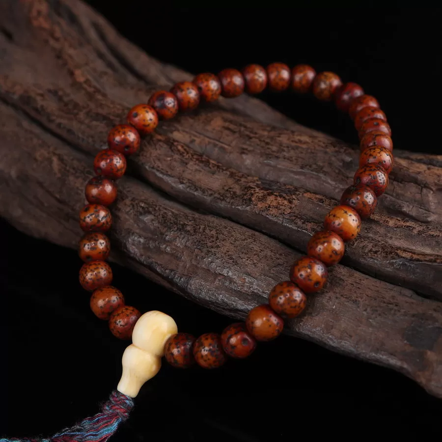 Antique Tibetan Bodhi Lotus Mala