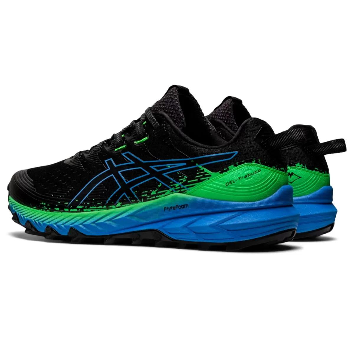 Asics Gel Trabuco 10 Men Black Blue Coast    