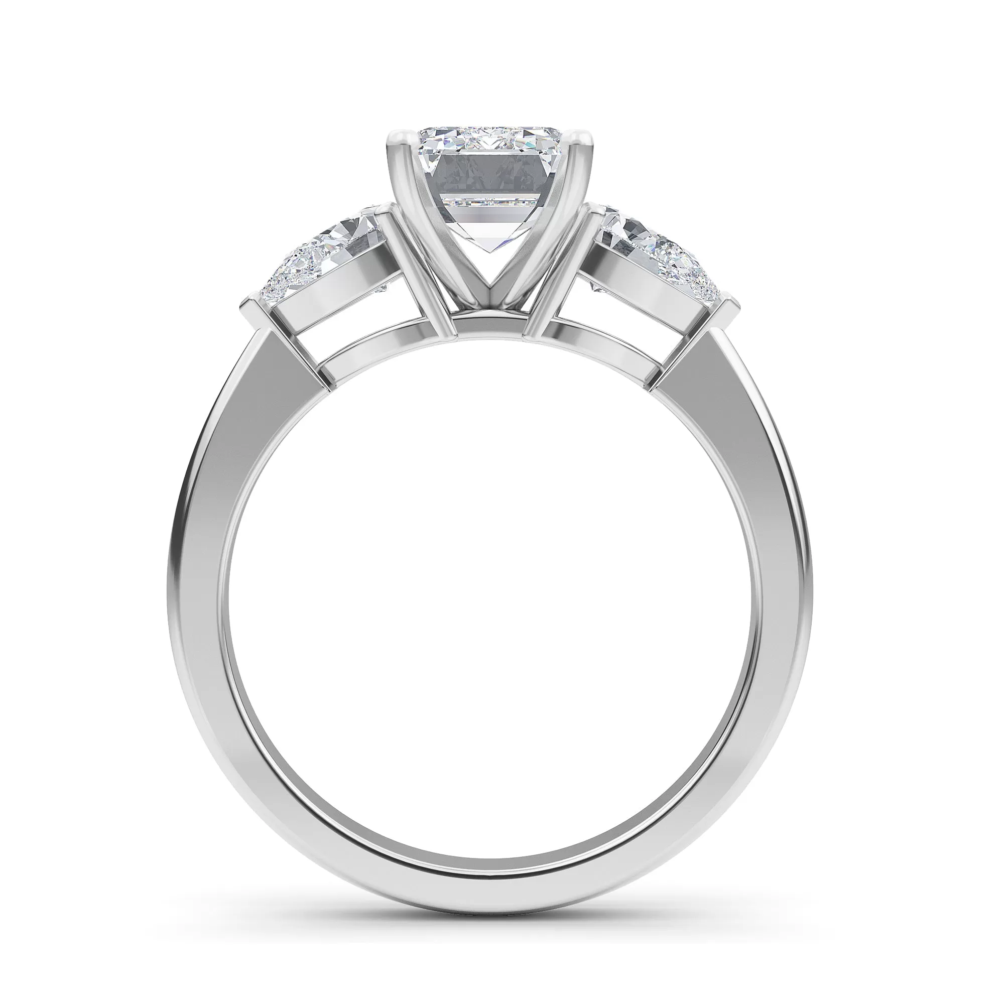 AUTRE - 14k White Gold 2.00ct Lab Grown Diamond Engagement Ring