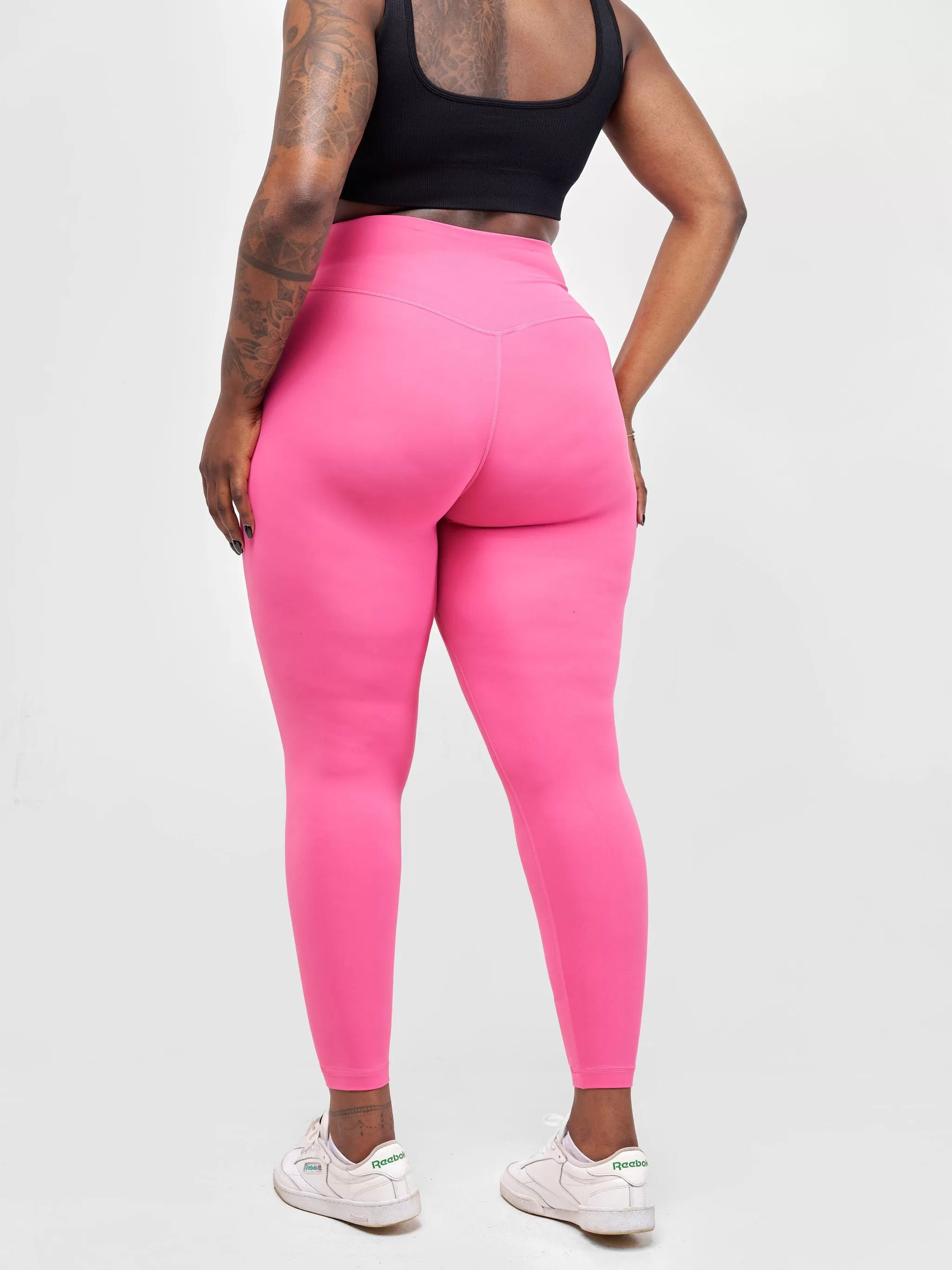 Ava Fitness Bella Workout Leggings - Rose