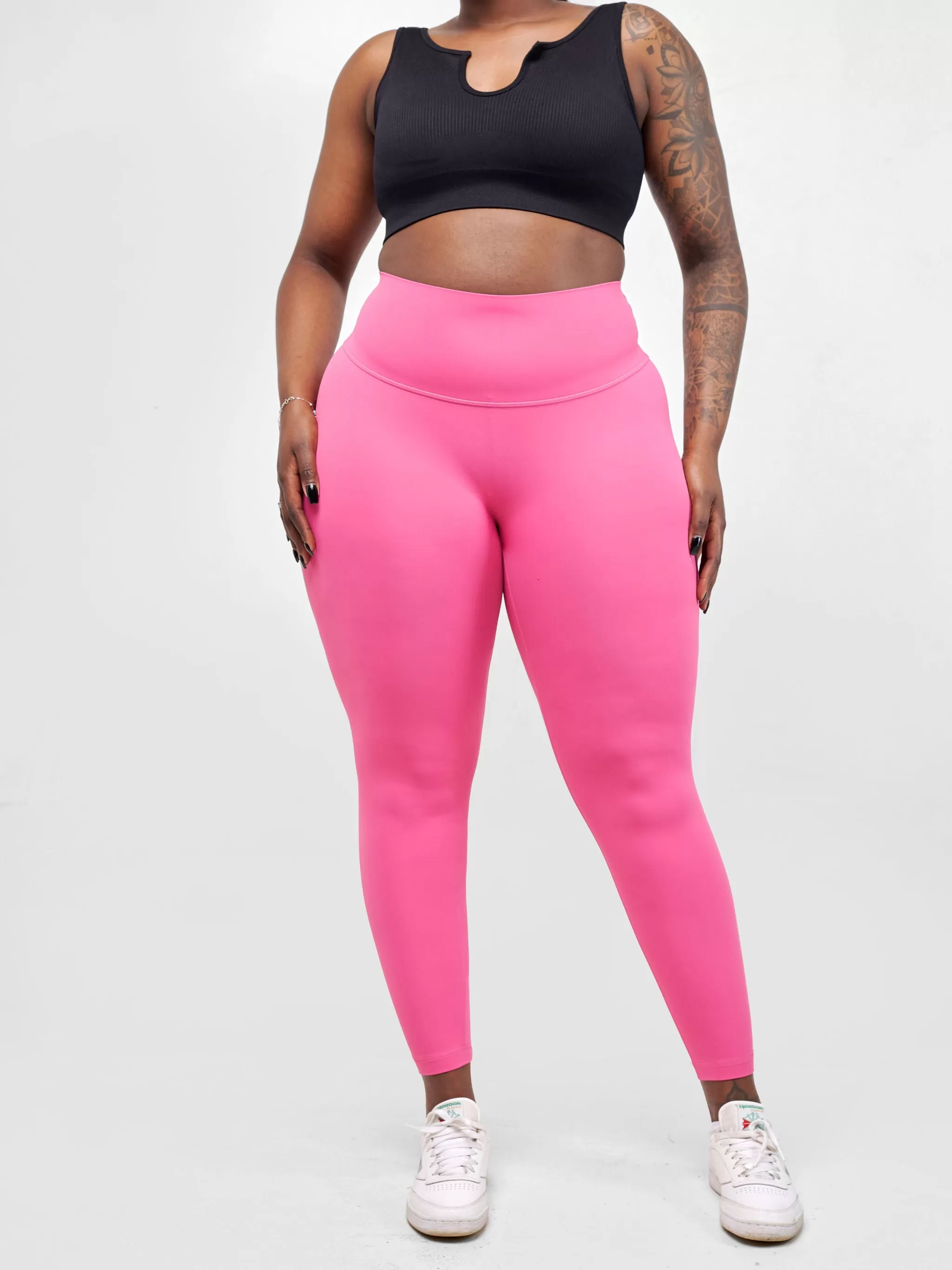 Ava Fitness Bella Workout Leggings - Rose