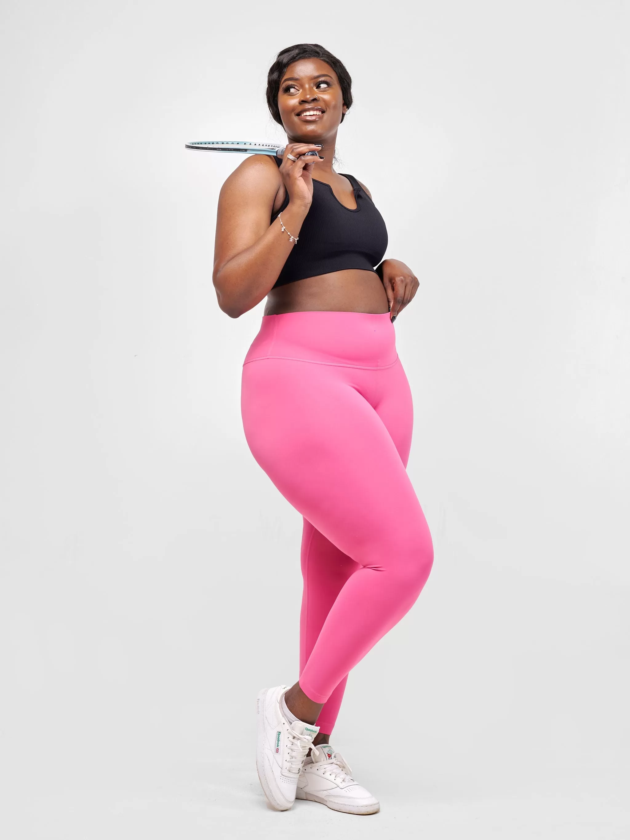 Ava Fitness Bella Workout Leggings - Rose