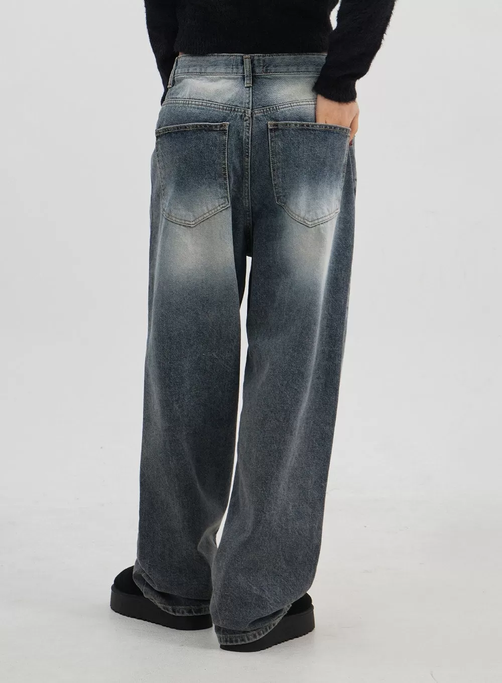 Baggy Low-Rise Jeans Unisex CJ326