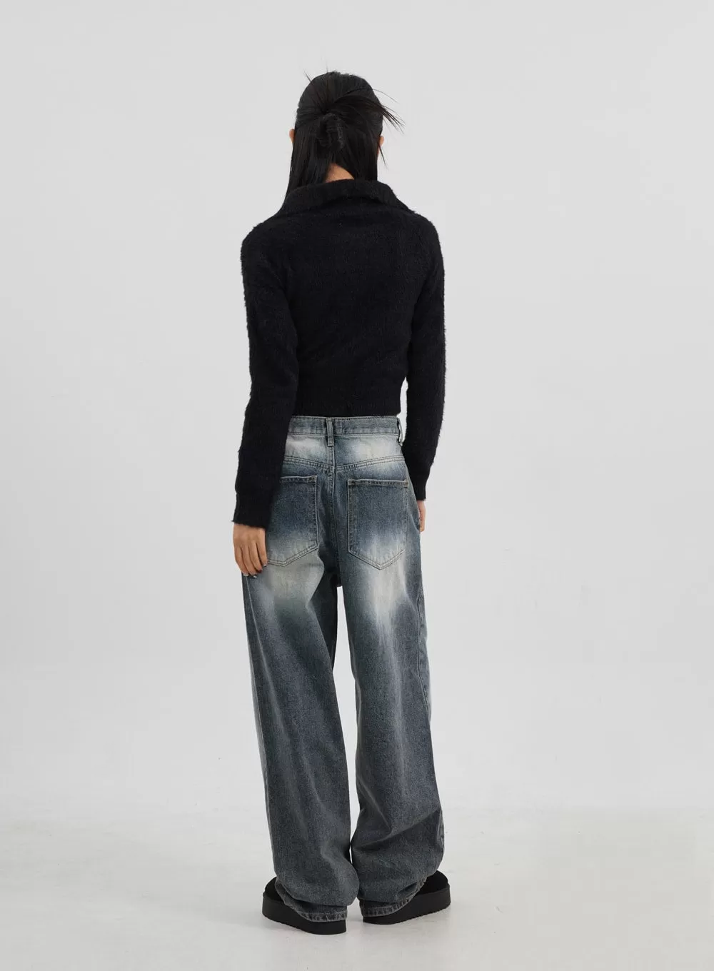 Baggy Low-Rise Jeans Unisex CJ326