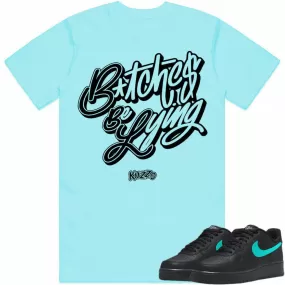 BBL : Sneaker Shirt to Match : Tiffany AF1 Air Force Ones