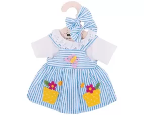 Bigjigs Blue Striped Dress for Medium Doll