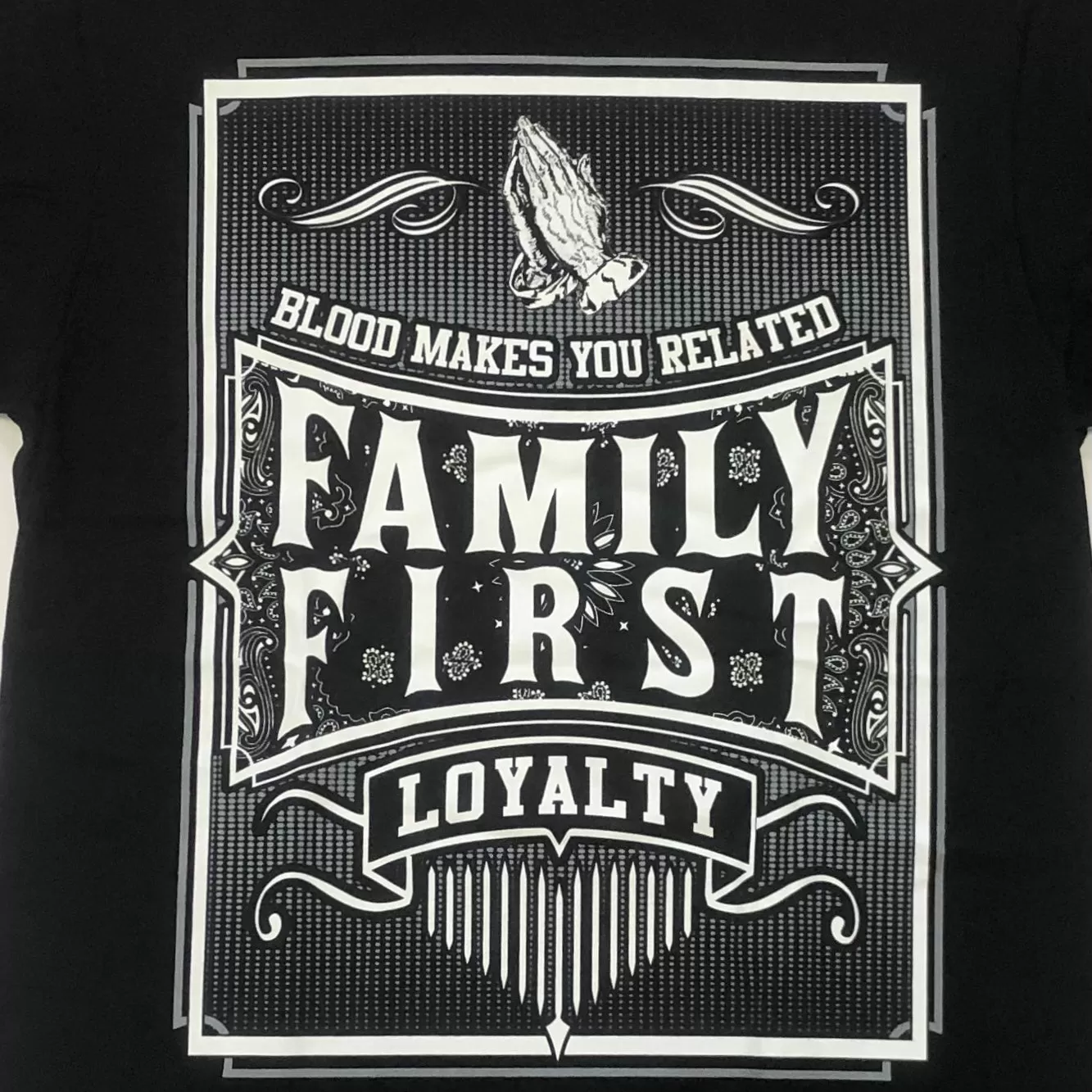 BILLIONAIRE Family First Loyalty Graphic T-Shirt