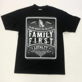 BILLIONAIRE Family First Loyalty Graphic T-Shirt