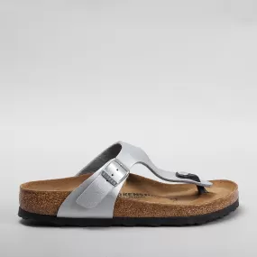 BIRKENSTOCK GIZEH 43851 BF SILVER