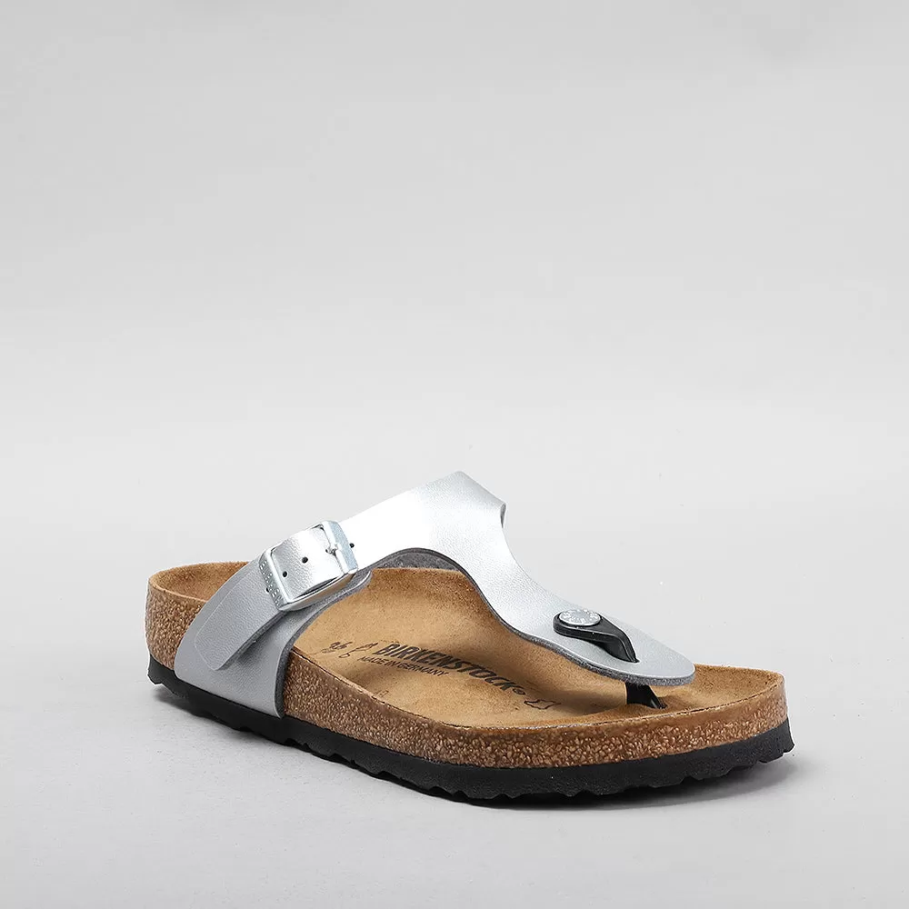 BIRKENSTOCK GIZEH 43851 BF SILVER