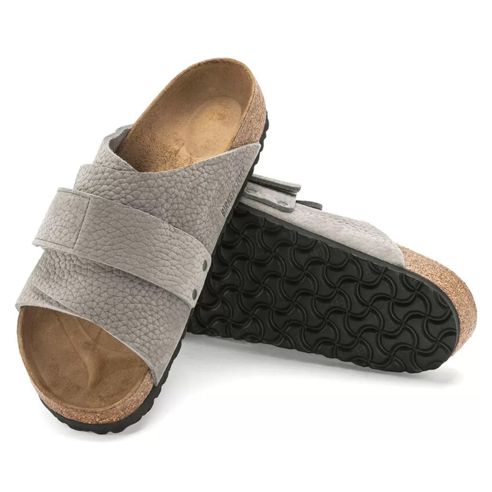 Birkenstock Kyoto Desert Buck Whale Grey