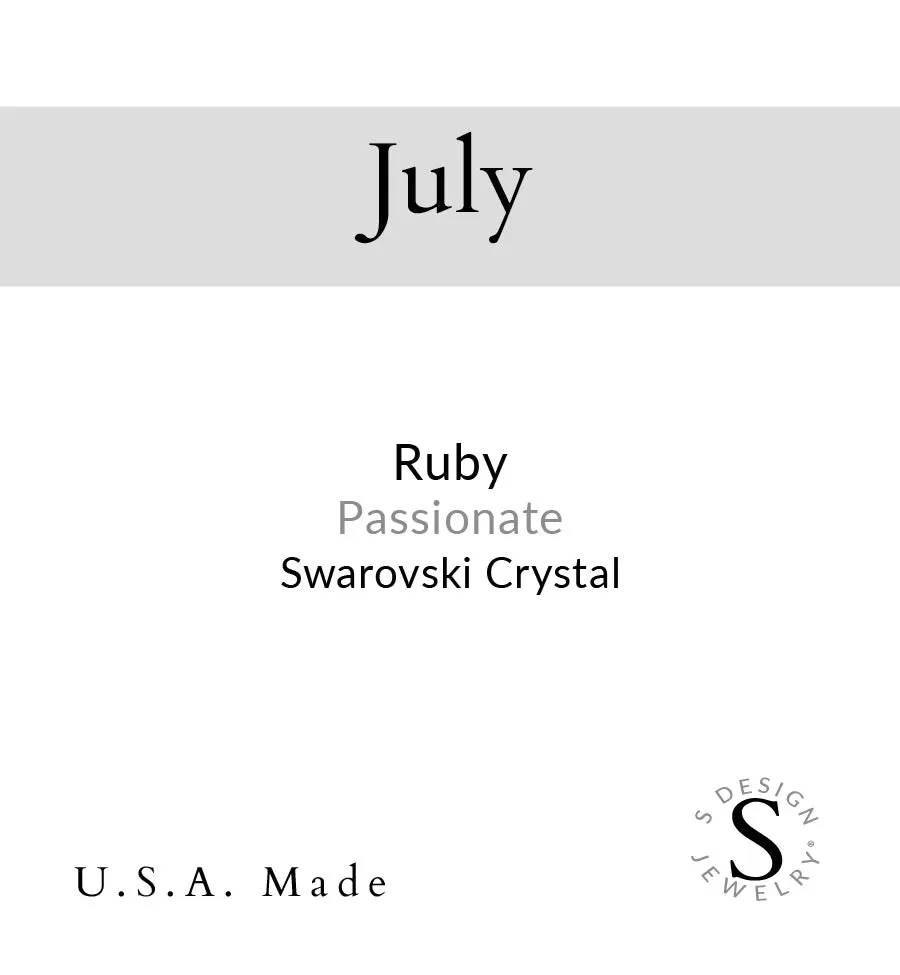 Birthstone | Necklace | July - Ruby