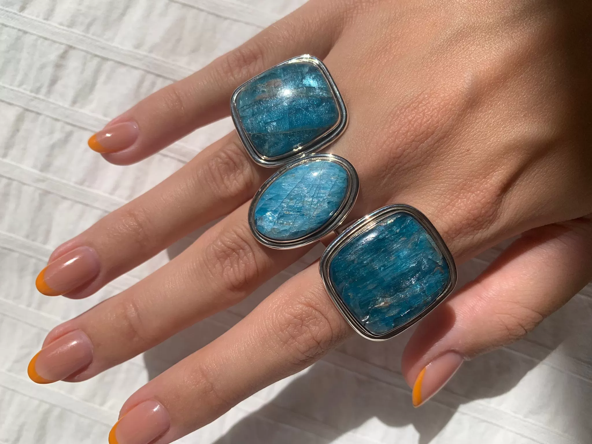 Blue Apatite Brea Ring - Mix