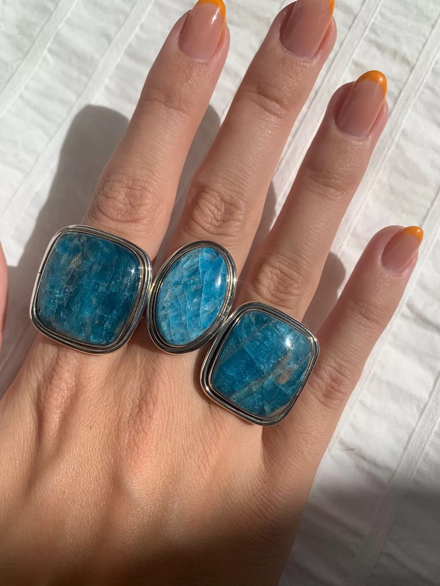 Blue Apatite Brea Ring - Mix