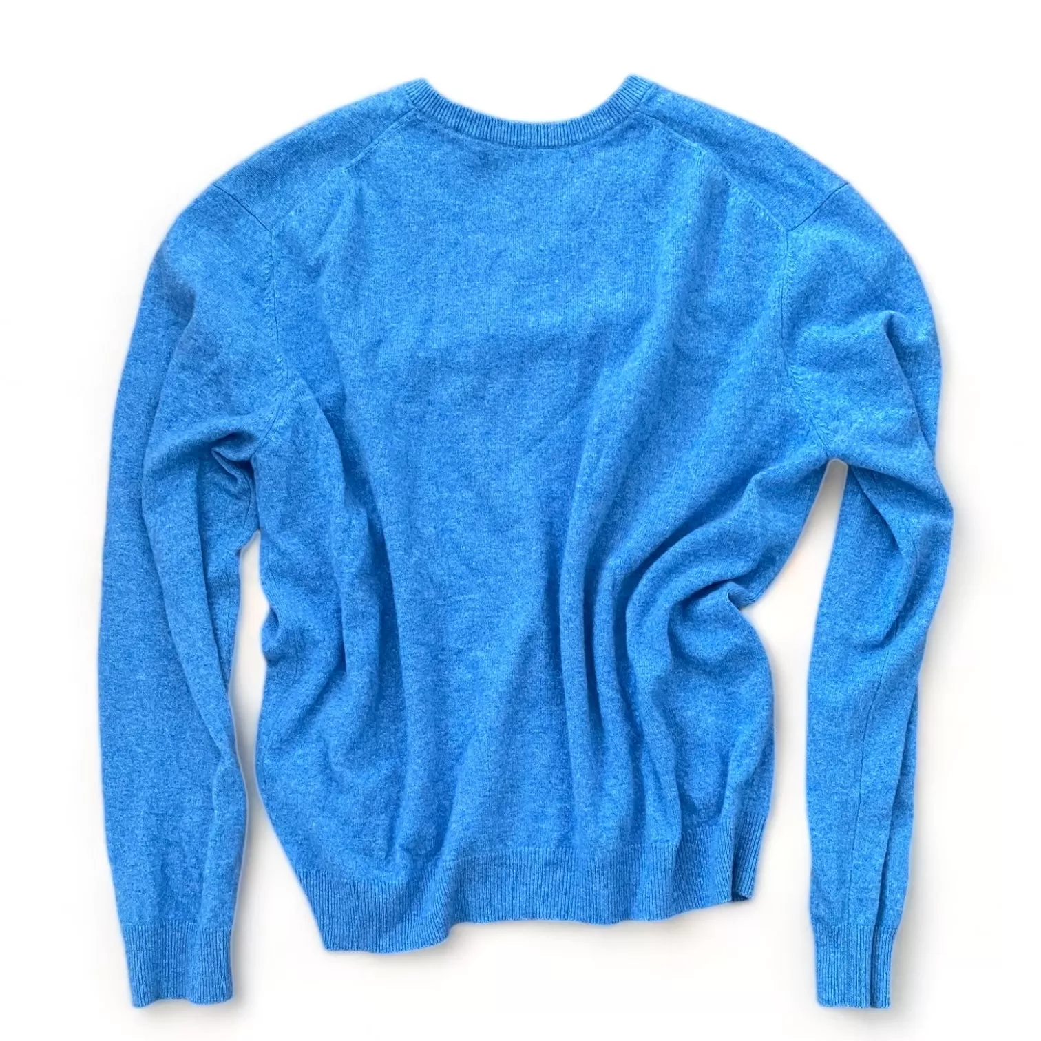 Blue Cashmere Boyfriend Sweater