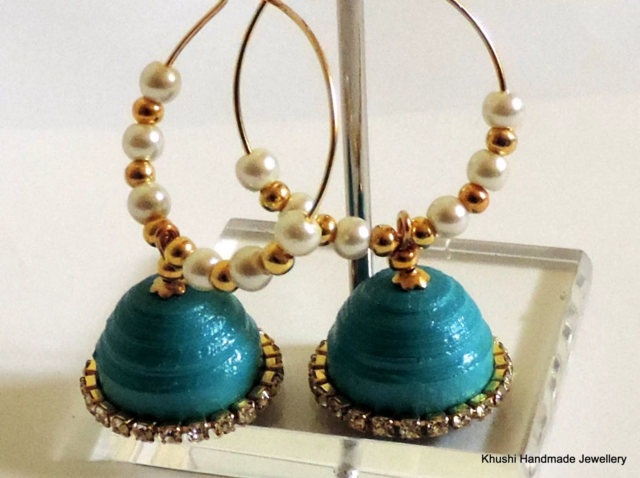 Blue Jhumkas!