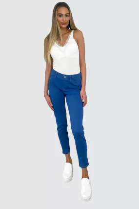 Blue Stretchy Thin Jeans