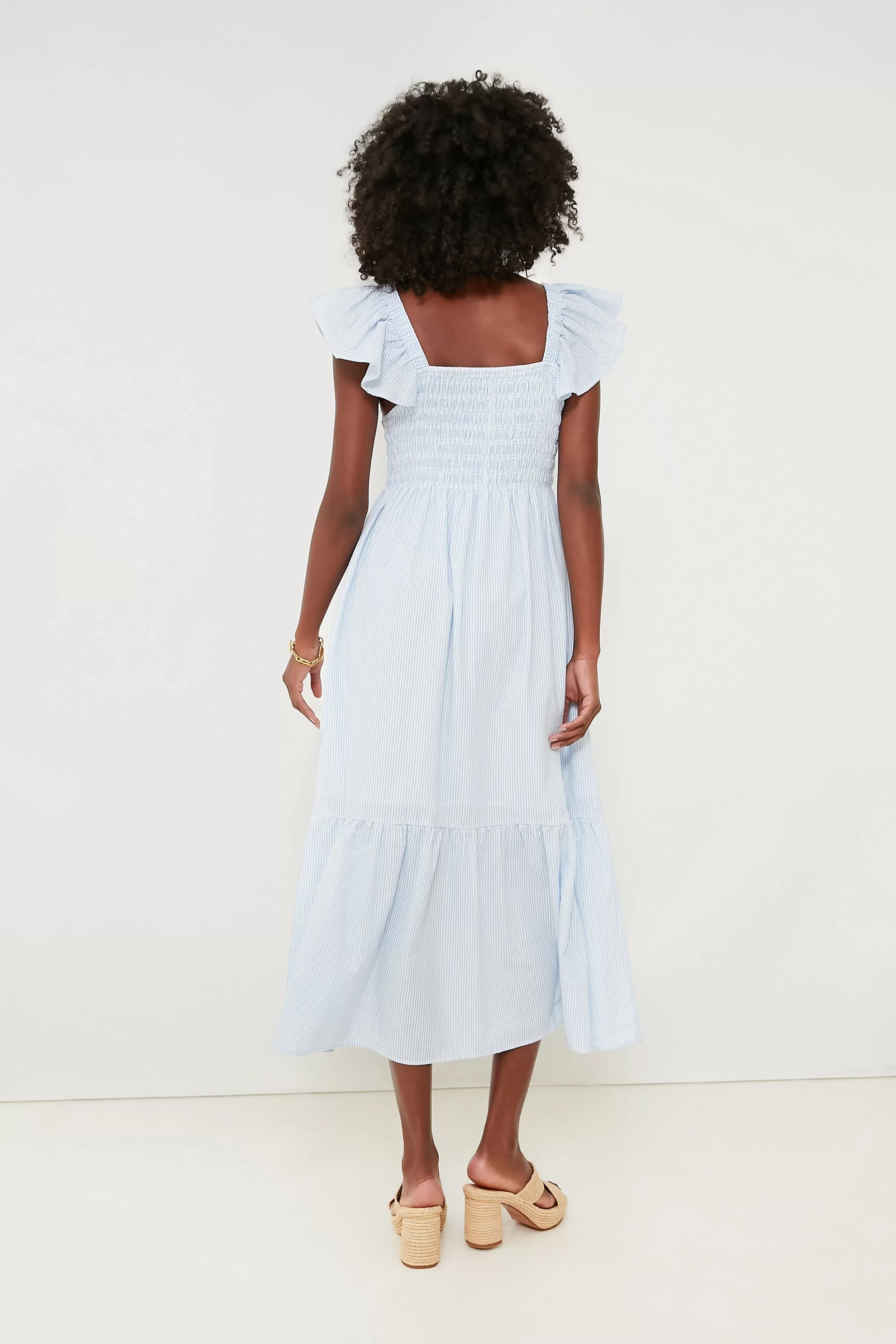 Blue Stripe Tuscany Dress