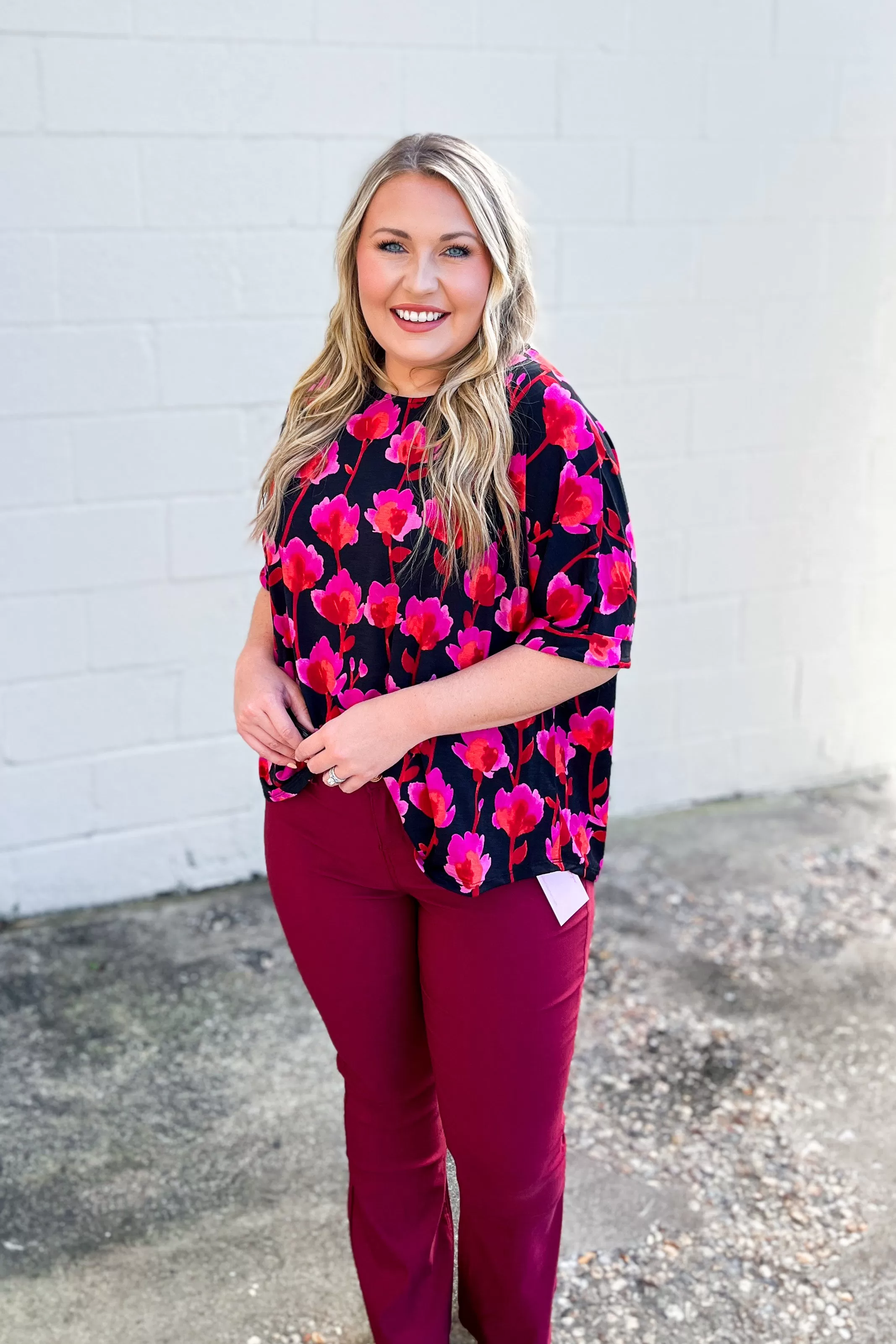 Bold Fields Floral Top