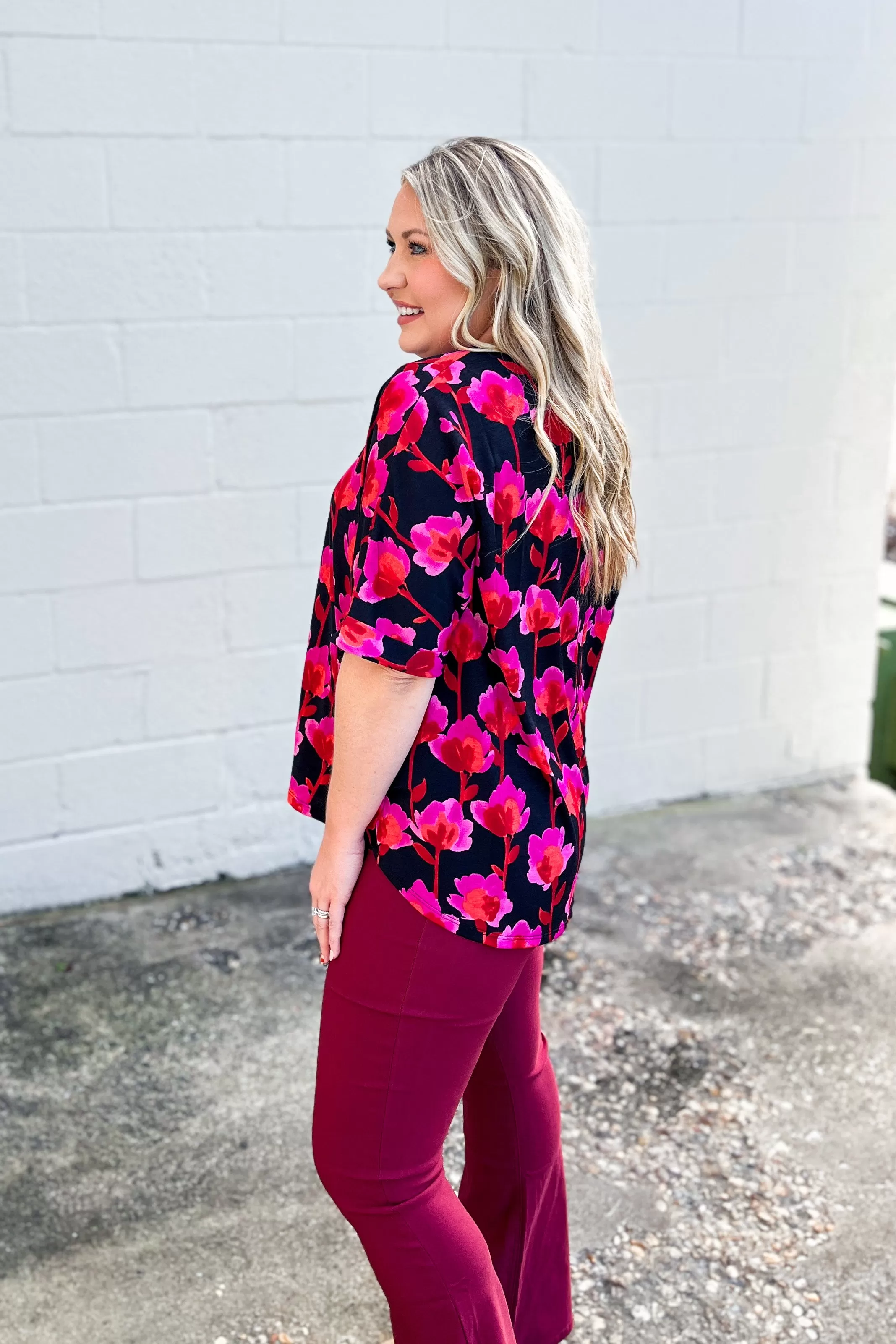 Bold Fields Floral Top