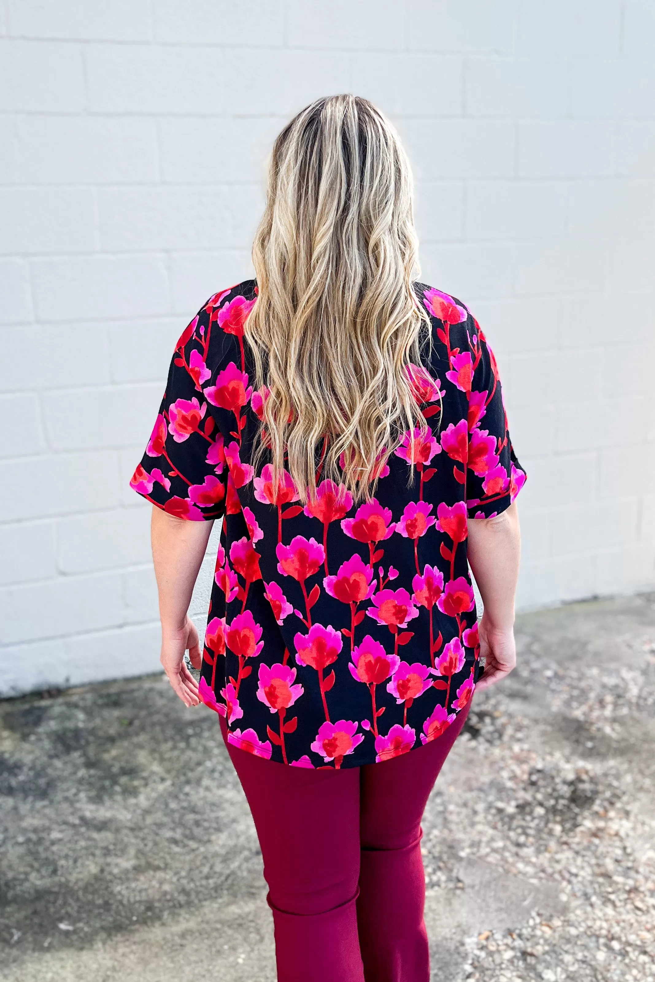 Bold Fields Floral Top