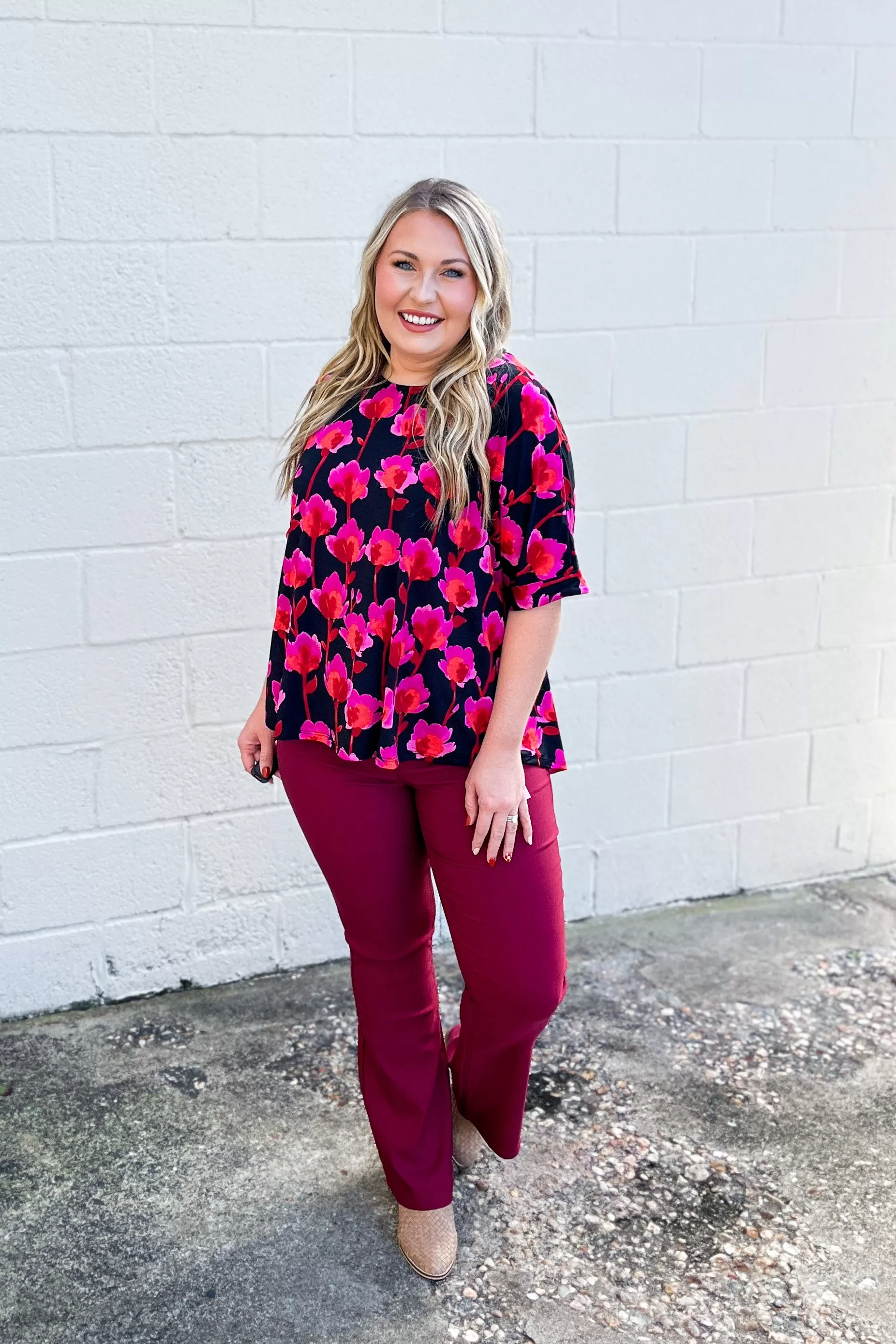 Bold Fields Floral Top