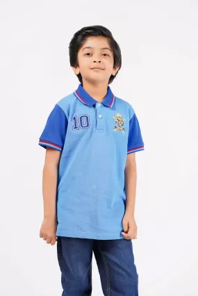 Boy's Short Sleeves Fashion Polo