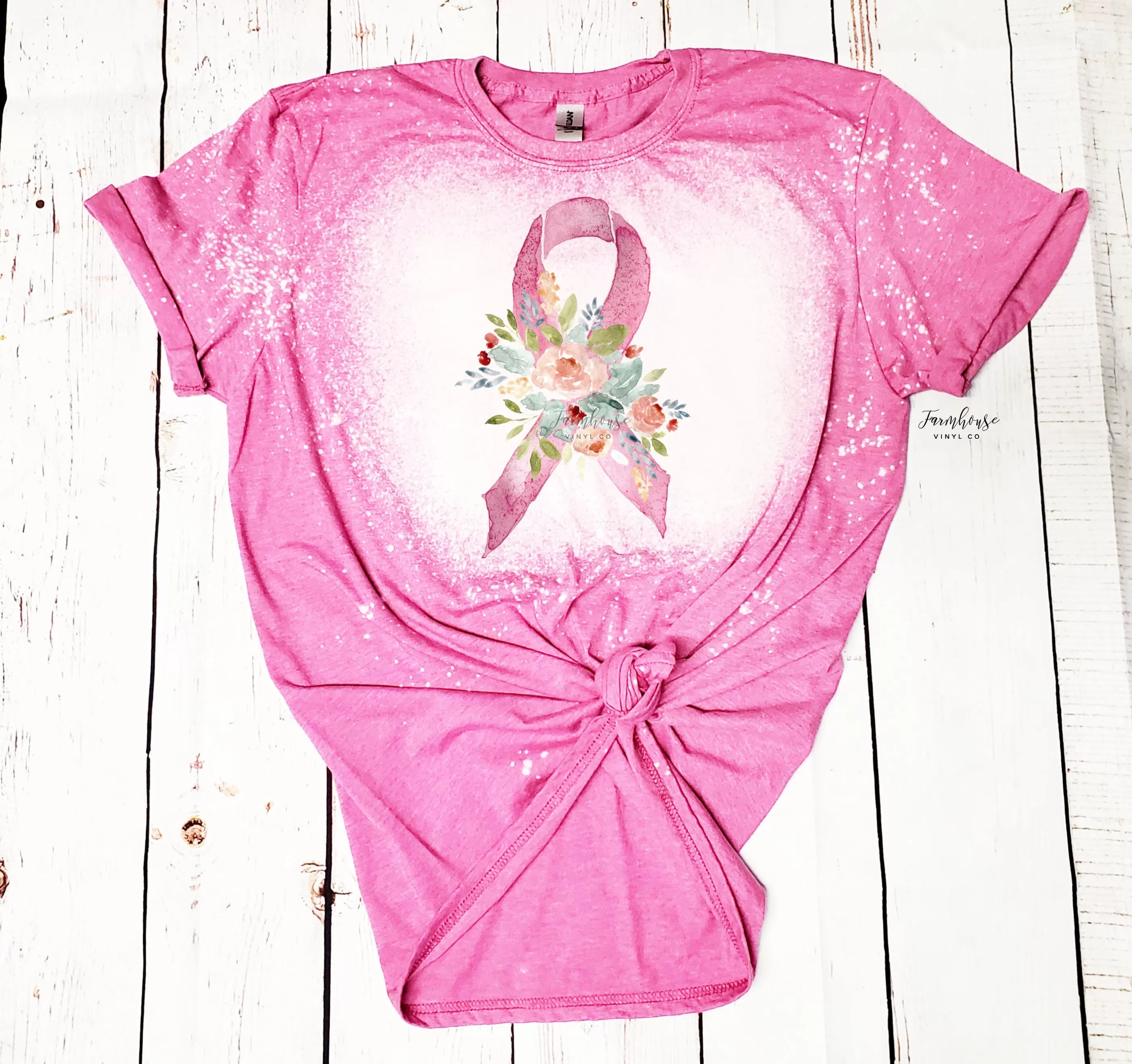 Breast Cancer Awareness Rainbow Pink Shirt