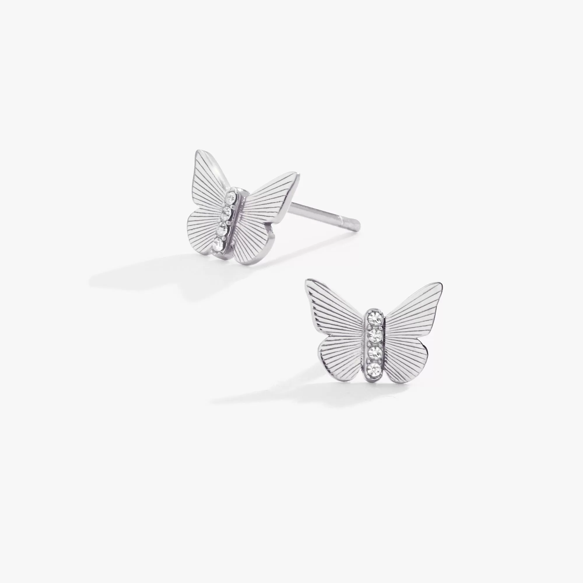 Butterfly   Crystal Stud Earrings