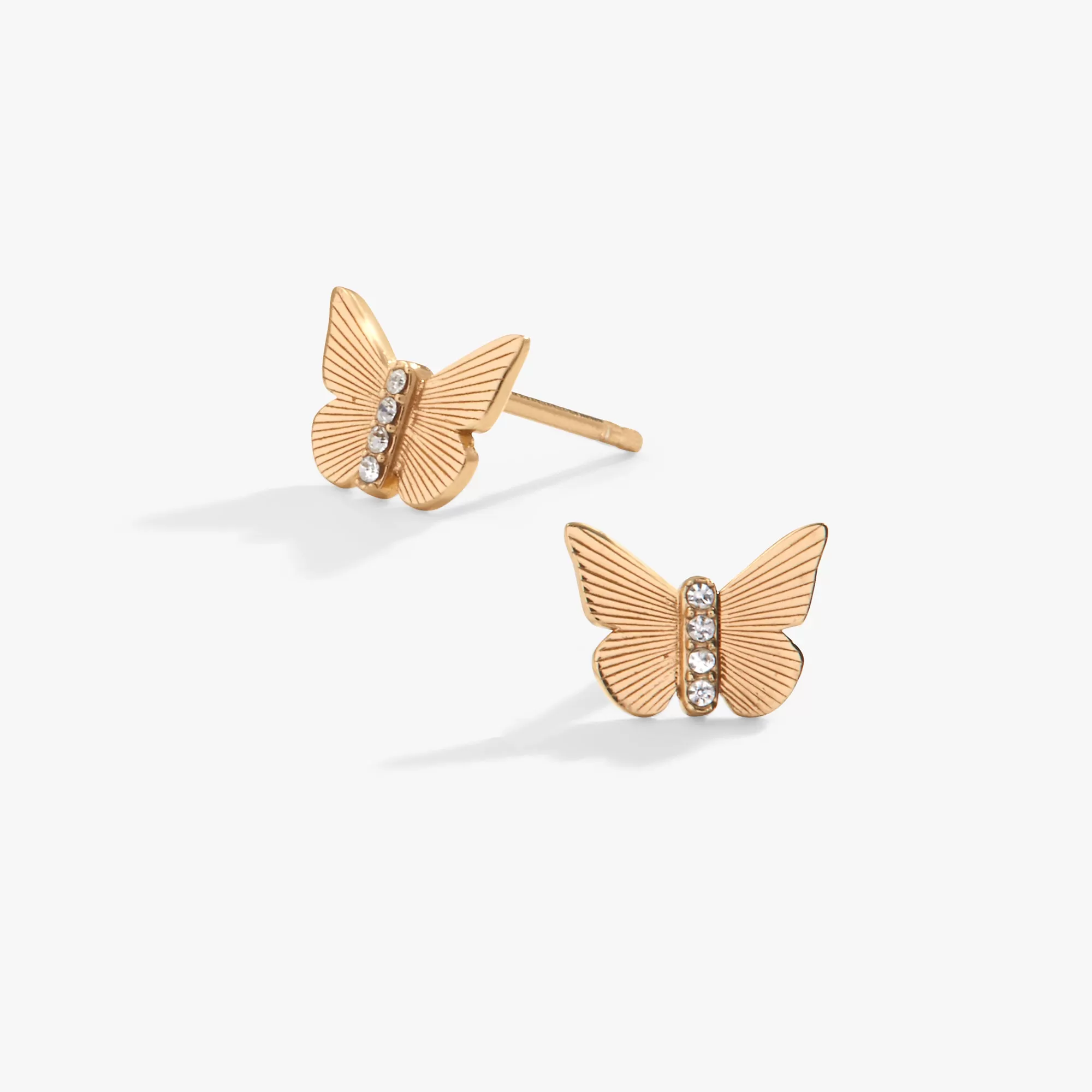 Butterfly   Crystal Stud Earrings