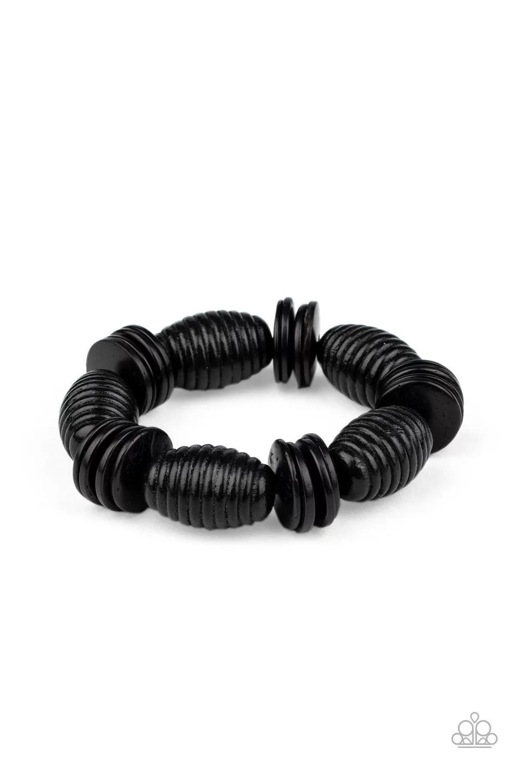 Caribbean Castaway - Black Paparazzi Bracelet