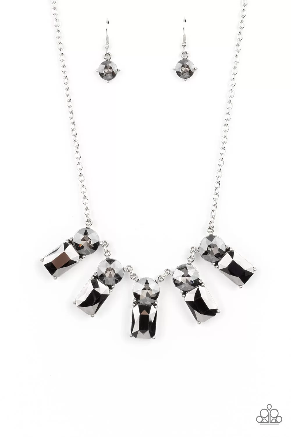 Celestial Royal - Silver Paparazzi Necklace