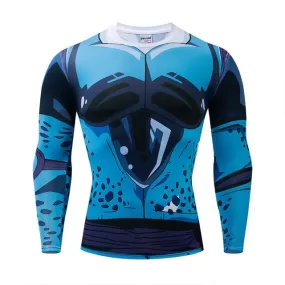 Cell Jr Dragon Ball Z Long Sleeve Compression Rash Guard