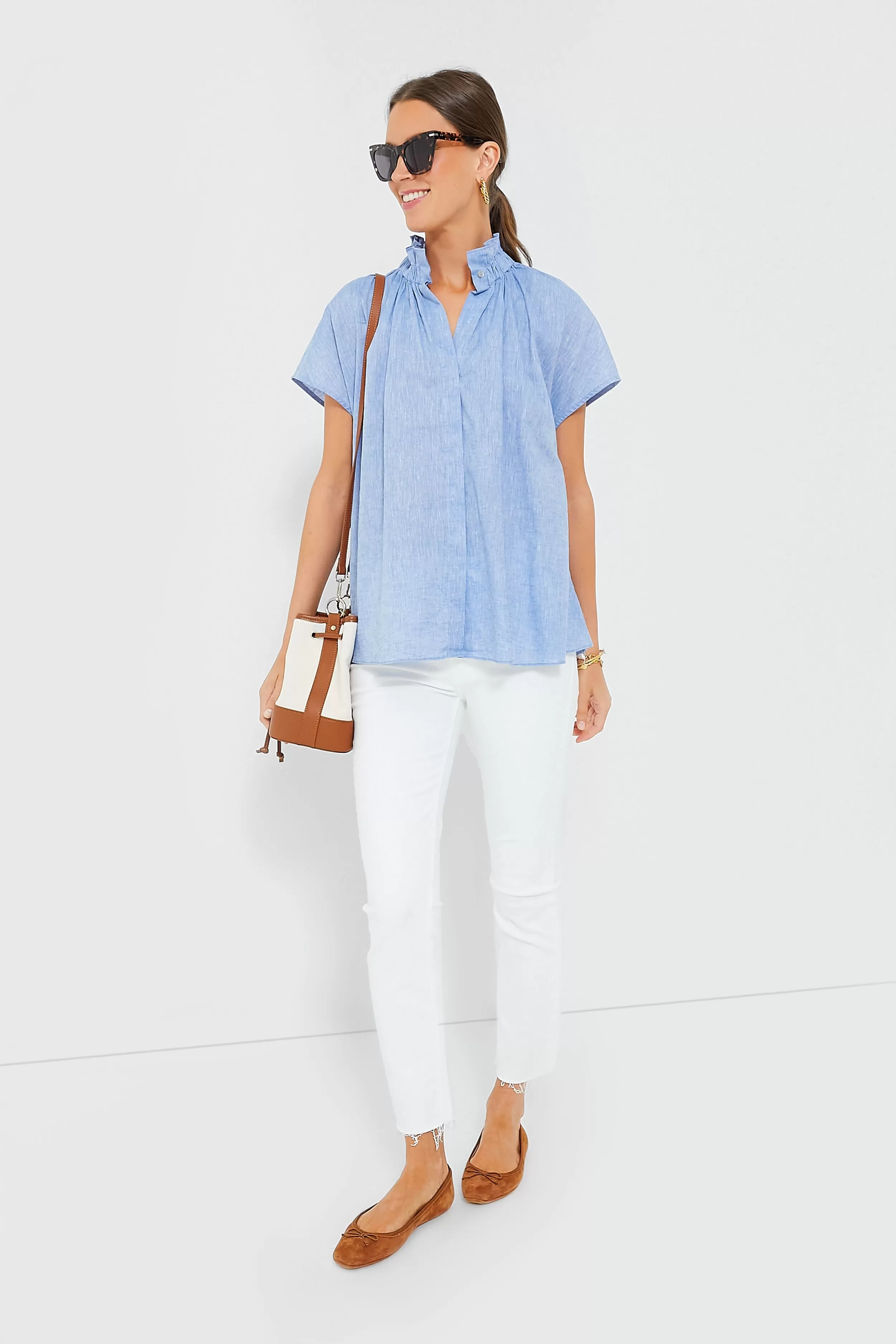 Chambray Rae Blouse